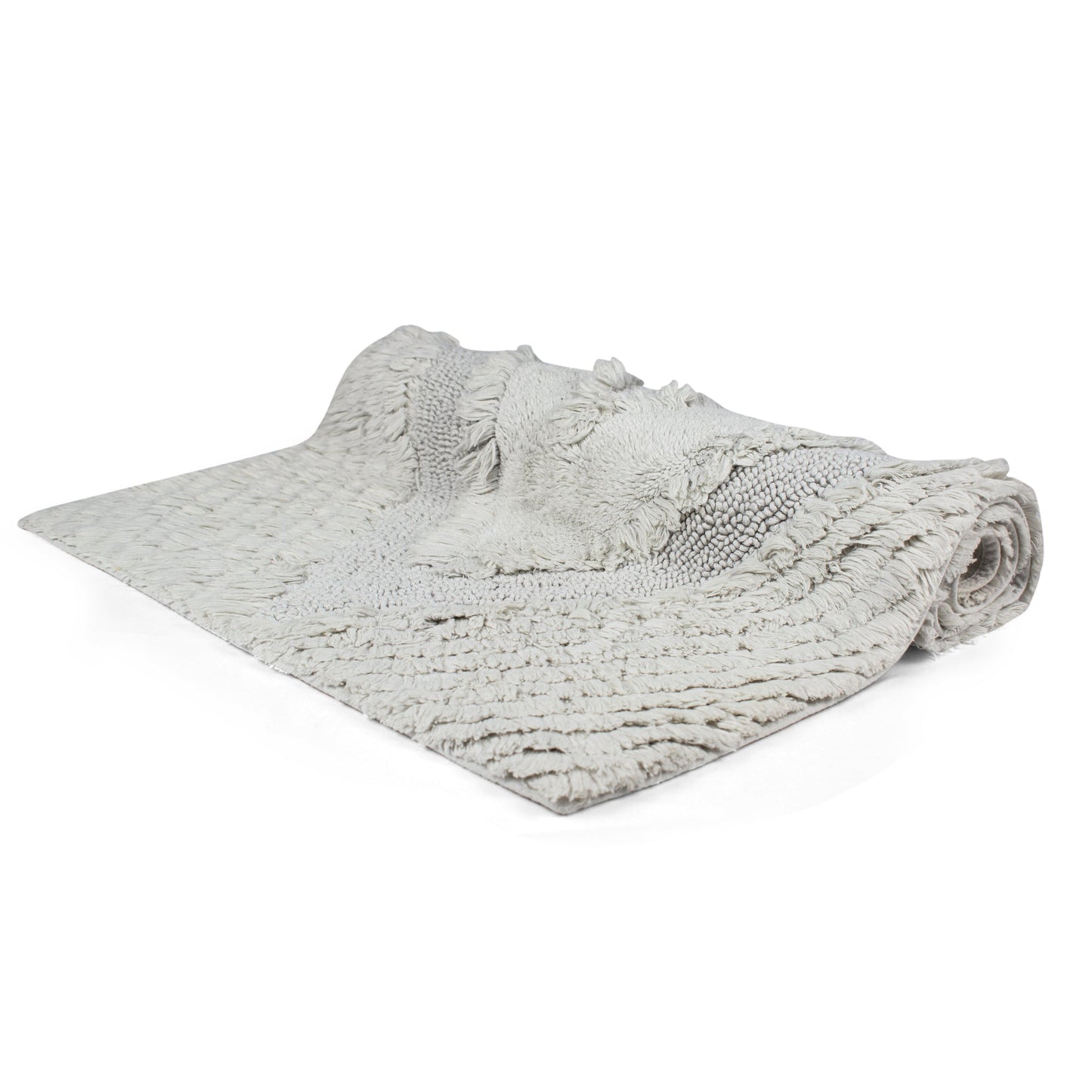 Boho Bath Mat - White