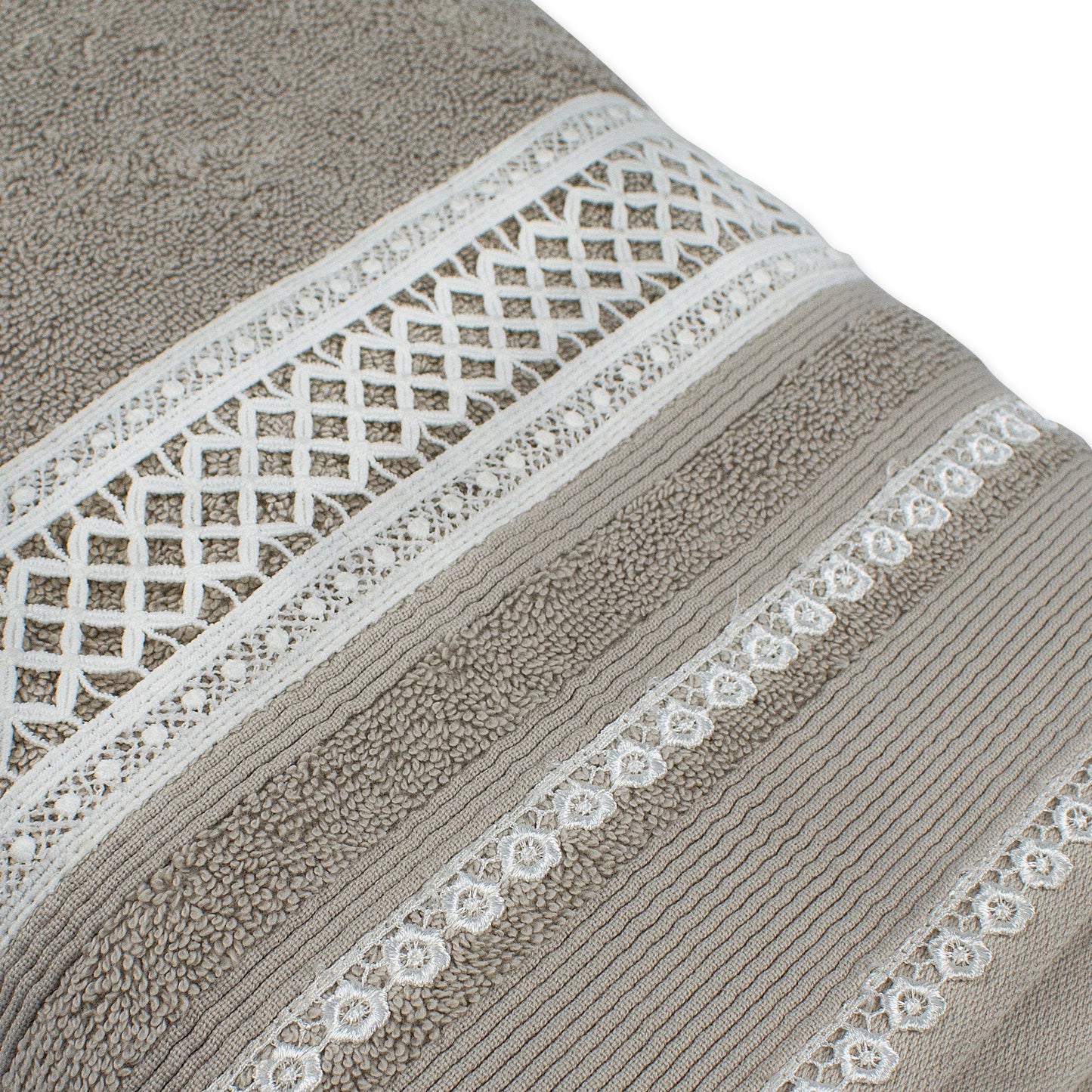 Royal Touch Beige Lattice Towel