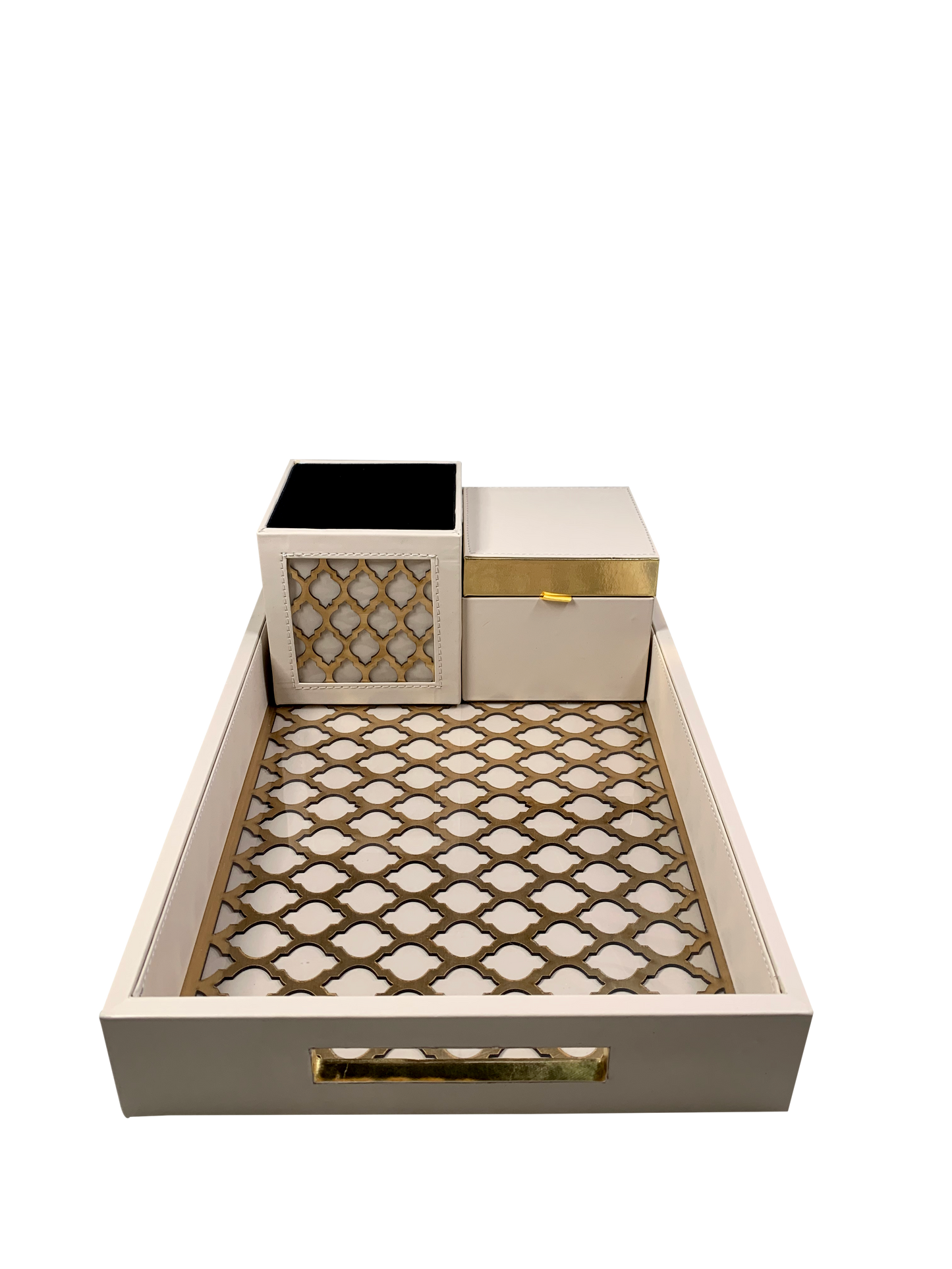 Cream & Gold Tray
