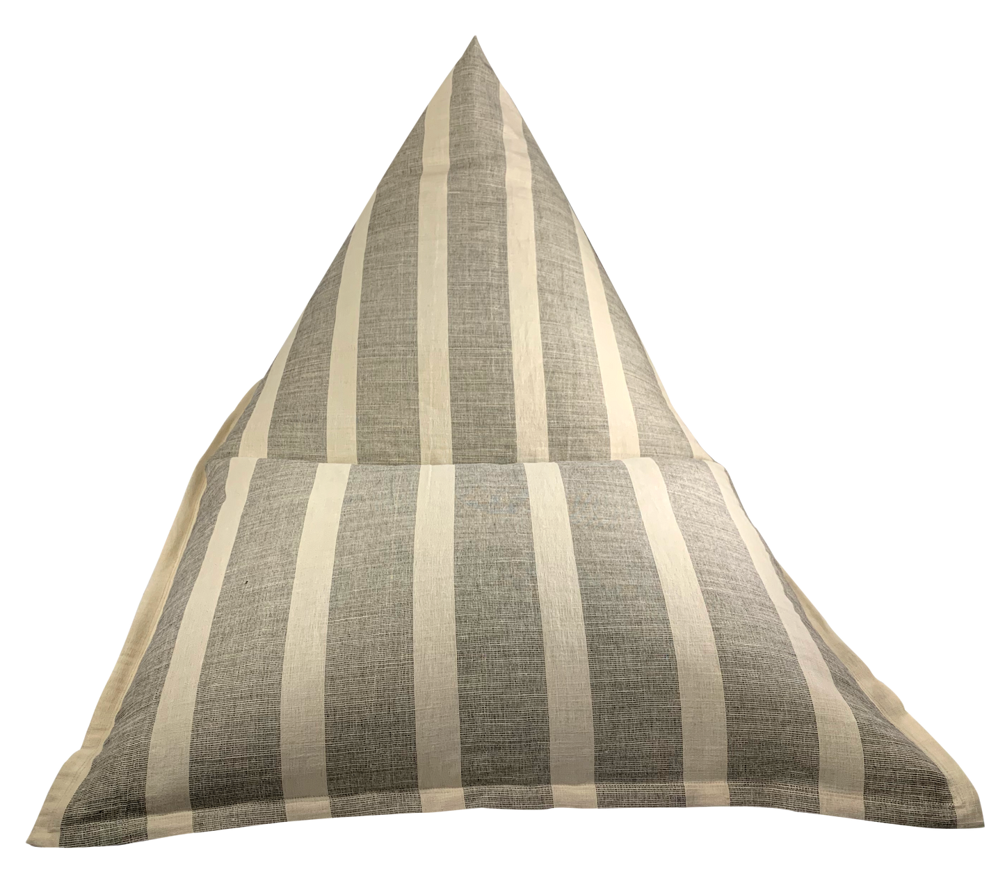 Cream Stripe Bean Bag