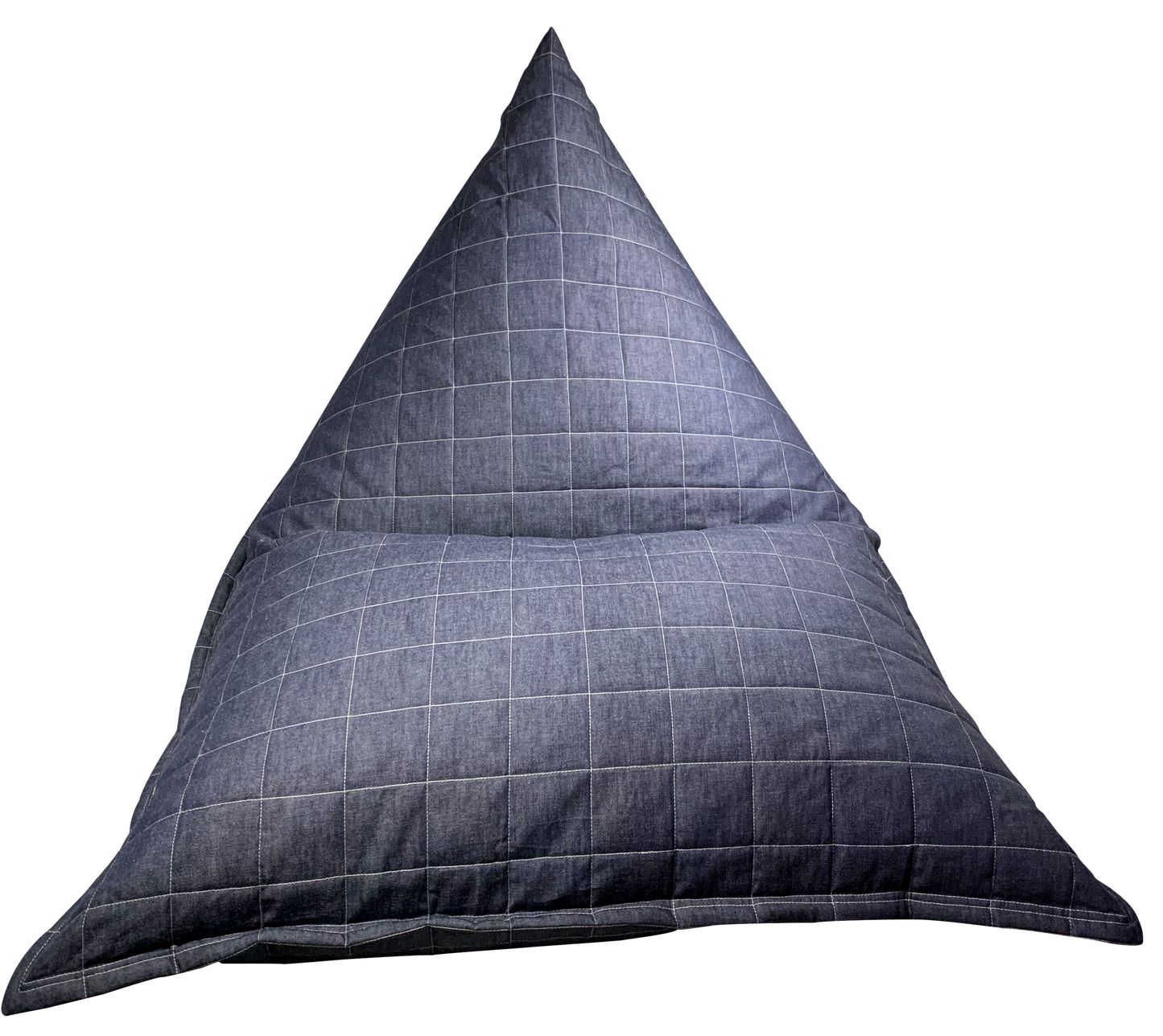 Quilted Denim Bean Bag