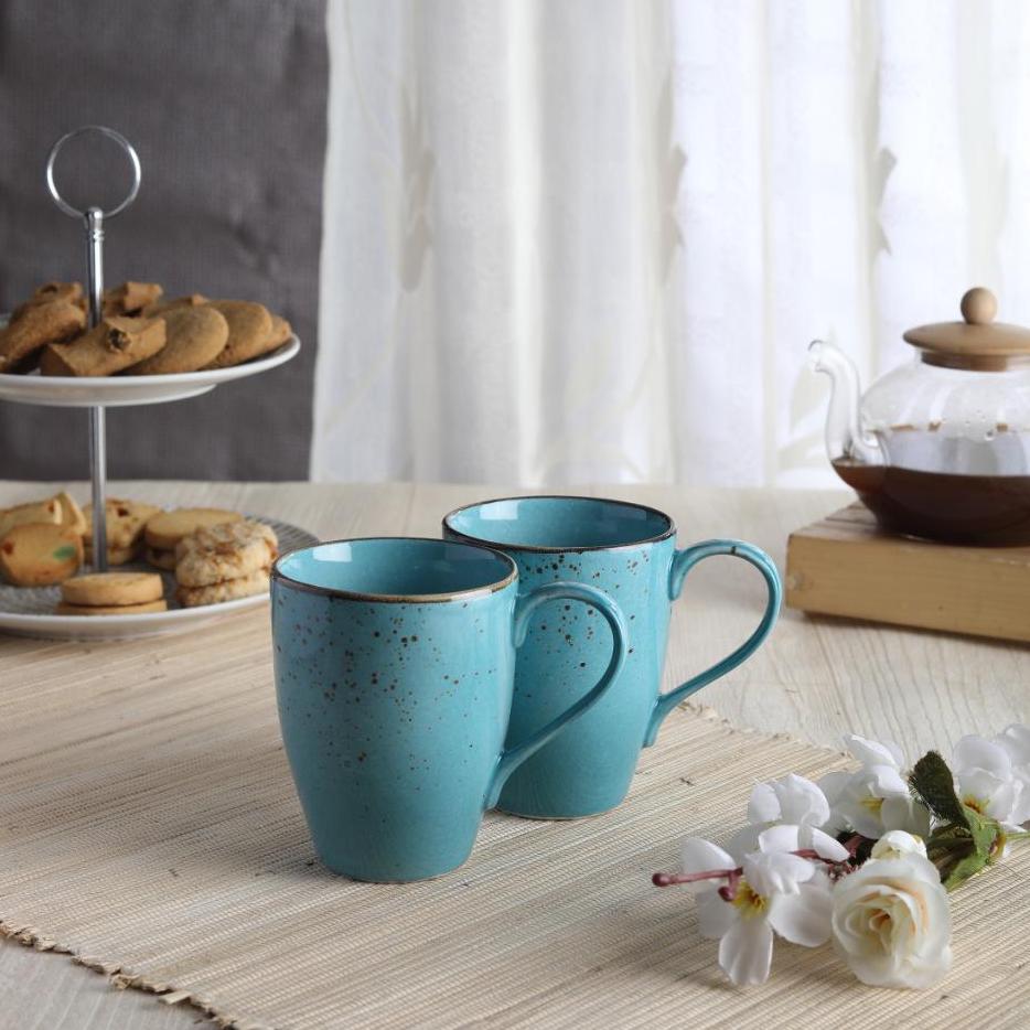 Neptune Blue Ceramic Mugs