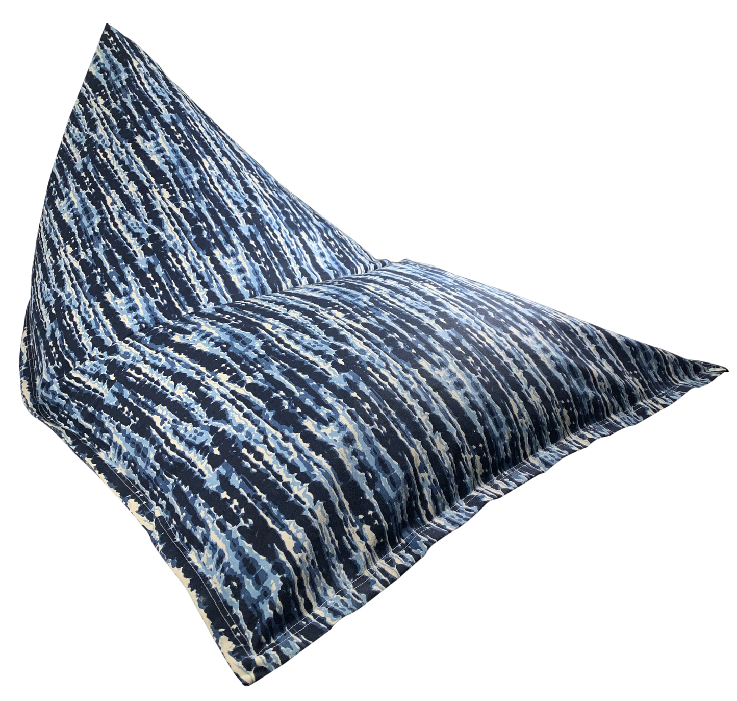 Indigo Blue Canvas Bean Bag
