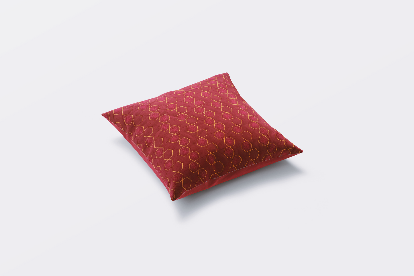 Cushion Cover - Burgundy Mosaic