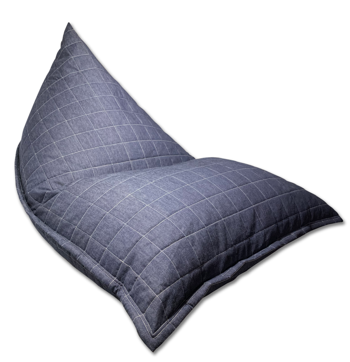 Quilted Denim Bean Bag