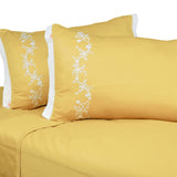 Luxury Marigold Pastel  Bedsheet