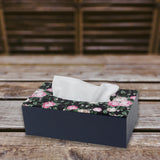 Roses n Blue Tissue box