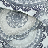 Premium Cotton Bedsheet - Grey Mandala