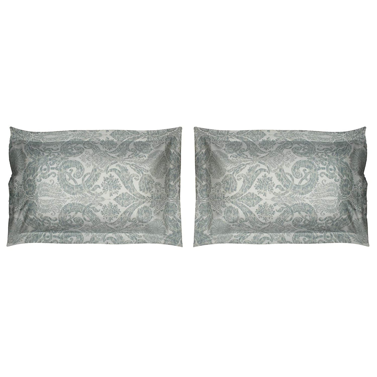 Premium Cotton Bedsheet - Cream & Light Green
