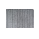 Grey Stripe Textured Bath Mat