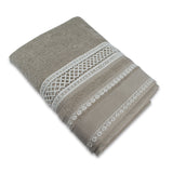 Royal Touch Beige Lattice Towel