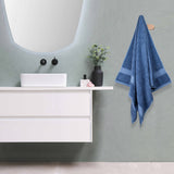 Cotton Luxurious Blue Bath Towel 70x140cm