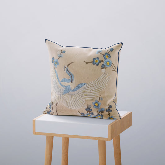 Cushion Covers Cream Flamingo