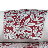 Premium Cotton Bedsheet - Maroon Floral