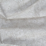 Premium Cotton Bedsheet - Beige Floral