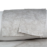 Premium Cotton Bedsheet - Beige Floral