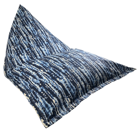 Indigo Blue Canvas Bean Bag