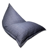 Quilted Denim Bean Bag