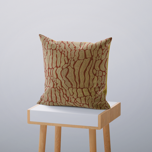 Cushion Cover - Gold Pebbles