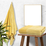 Pure Cotton Towel - Yellow